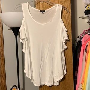 NWOT Express Cold Shoulder Tee